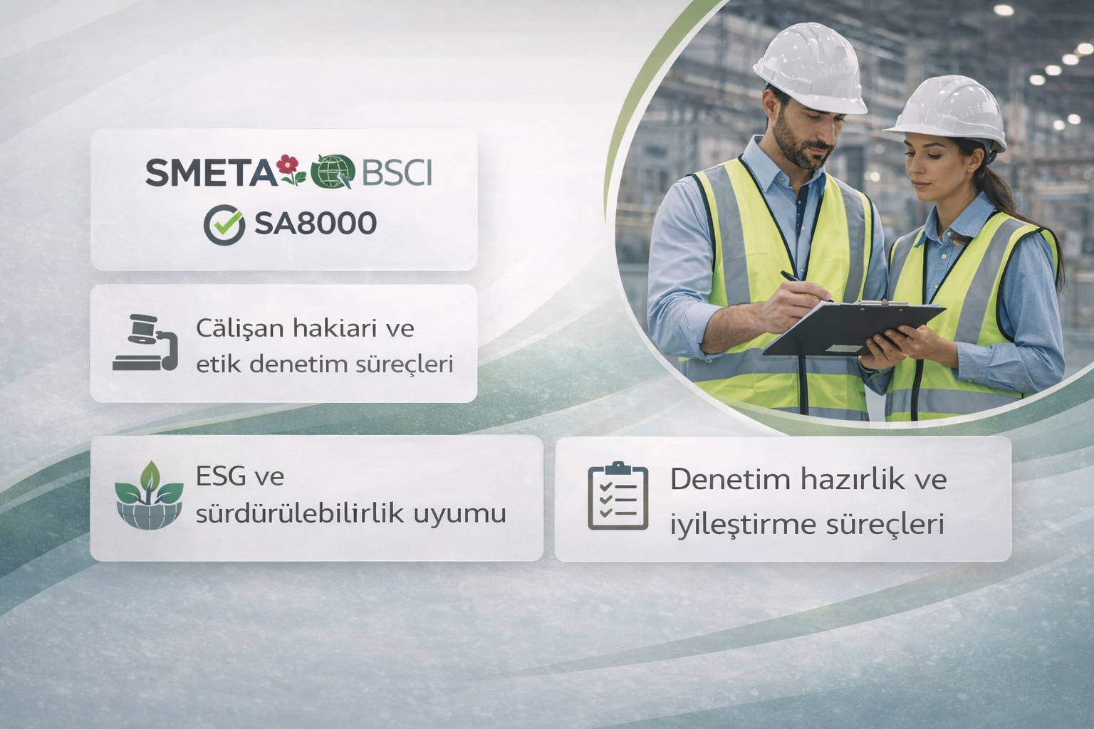 Uluslararası standartlara uyum sağlayın, global tedarik zincirinde güçlü ve güvenilir bir iş ortağı olun.